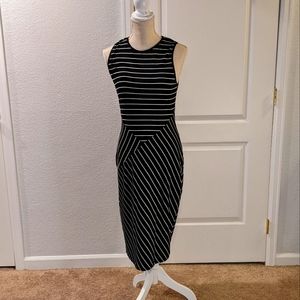 Massimo tank style black and white dress